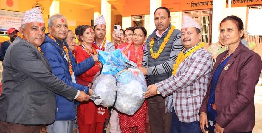 जोगीथुममा निःशुल्क स्वास्थ्य शिविर