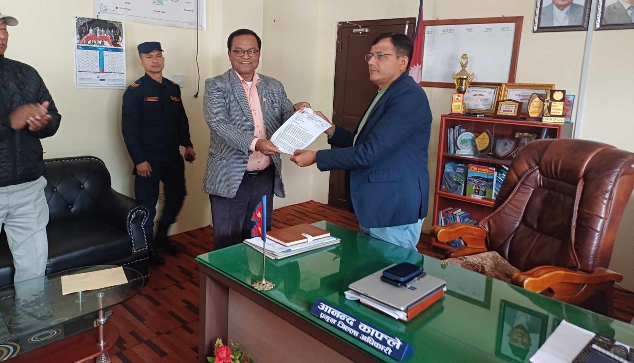 राप्रपा पाल्पाको प्रधानमन्त्रीलाई ज्ञापन पत्र