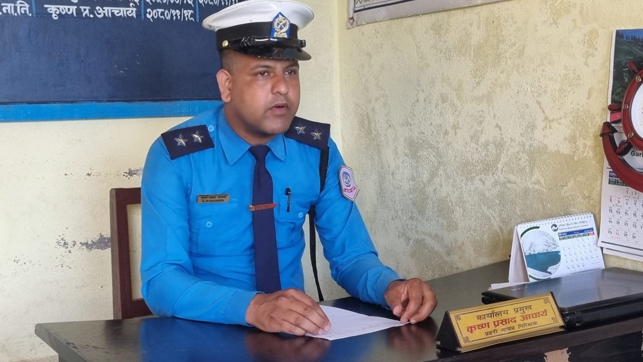 ट्राफिक नियम पालना गर्नेको संख्यामा वृद्धि  :  प्रमुख आचार्य