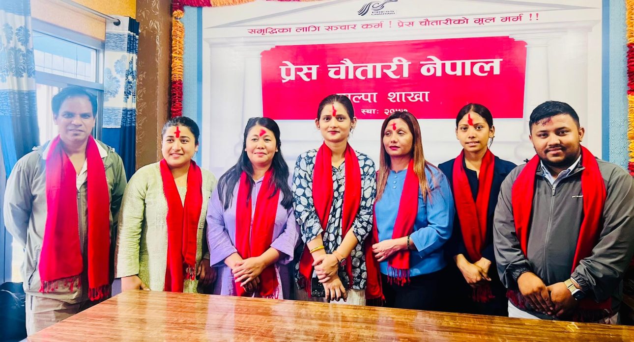 प्रेस चौतारी तानसेन नगर कमिटीको अध्यक्षमा पराजुली