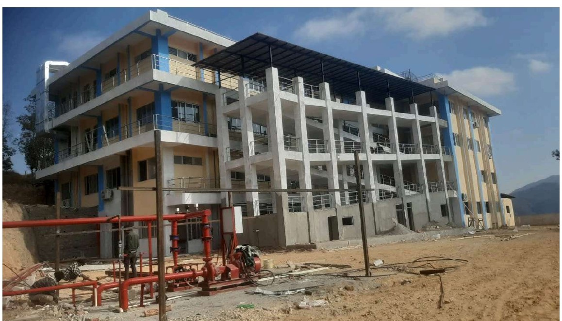 रम्भाकाे १५ शैयाको अस्पताल निर्माण अन्तिम चरणमा