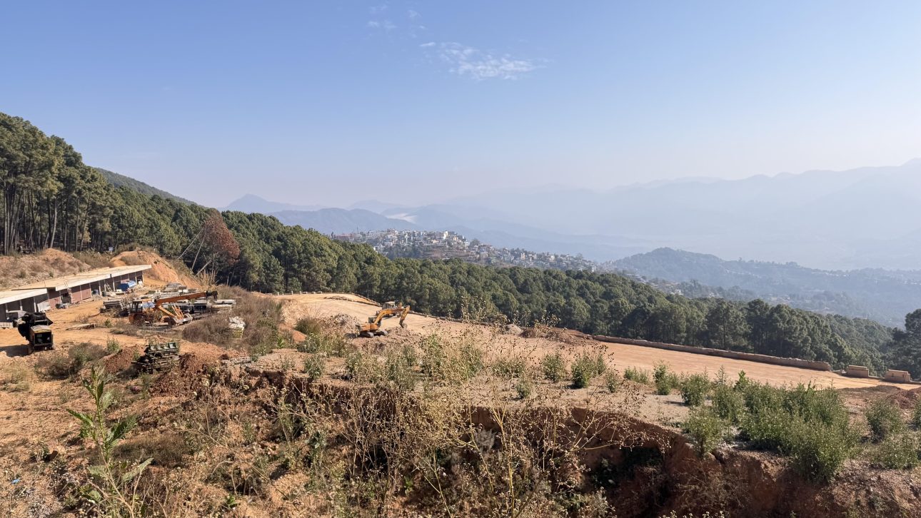 तानसेनको बसपार्क निर्माण कार्य कछुवा गतिमा