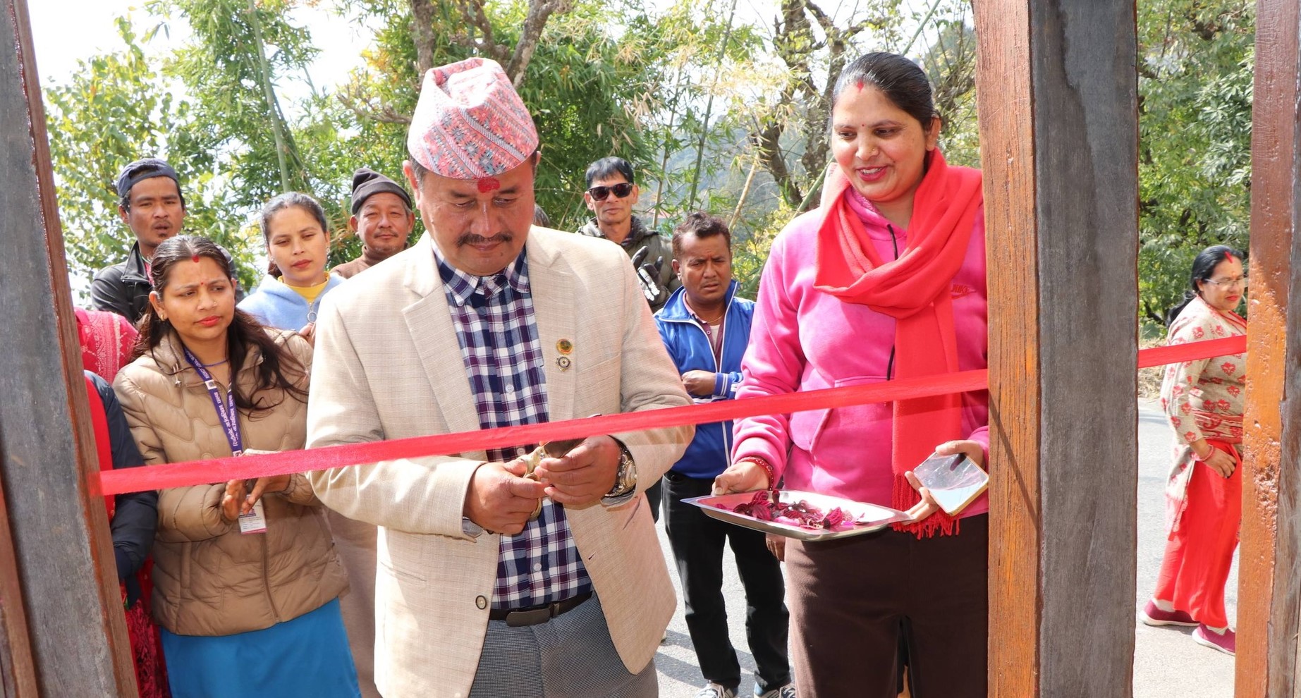 भैरबस्थानमा कृषि तथा पशु उपज संकलन तथा विक्री केन्द्र शुभारम्भ