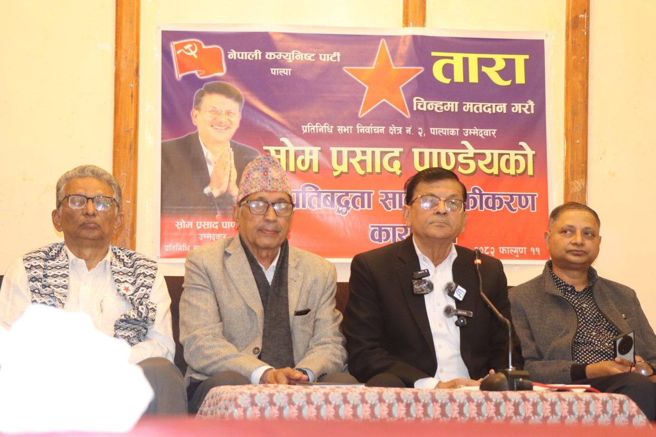 उम्मेदवार पाण्डेयका २५ प्रतिबद्धता सार्वजनिक