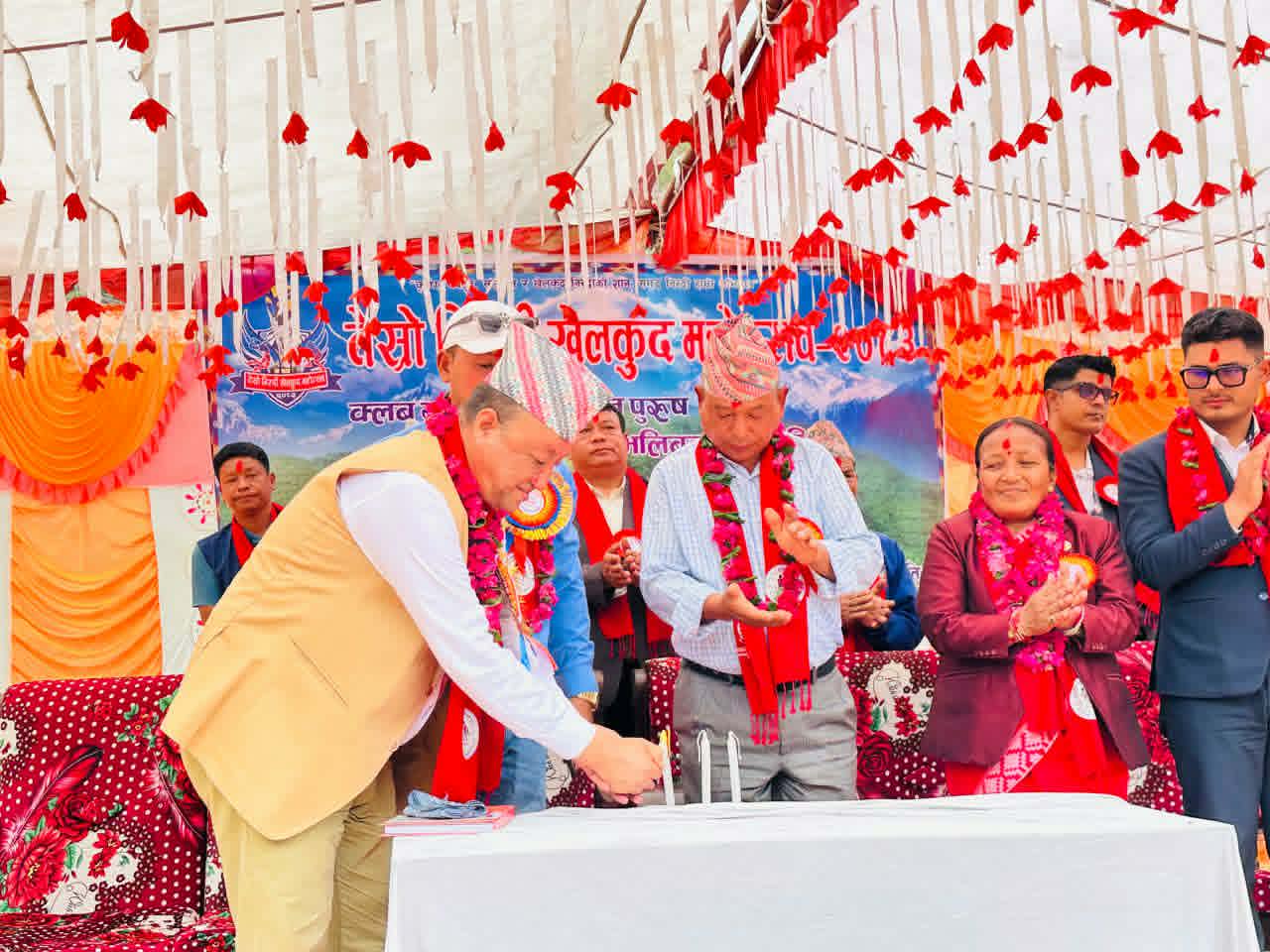 तेस्रो निस्दी खेलकुद महोत्सव गल्धाको ढुंगानाबेशीमा सुरु