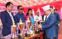 रिब्दीकोटमा अध्यक्ष तथा उपाध्यक्ष कप खेलकुद प्रतियोगिता सम्पन्न