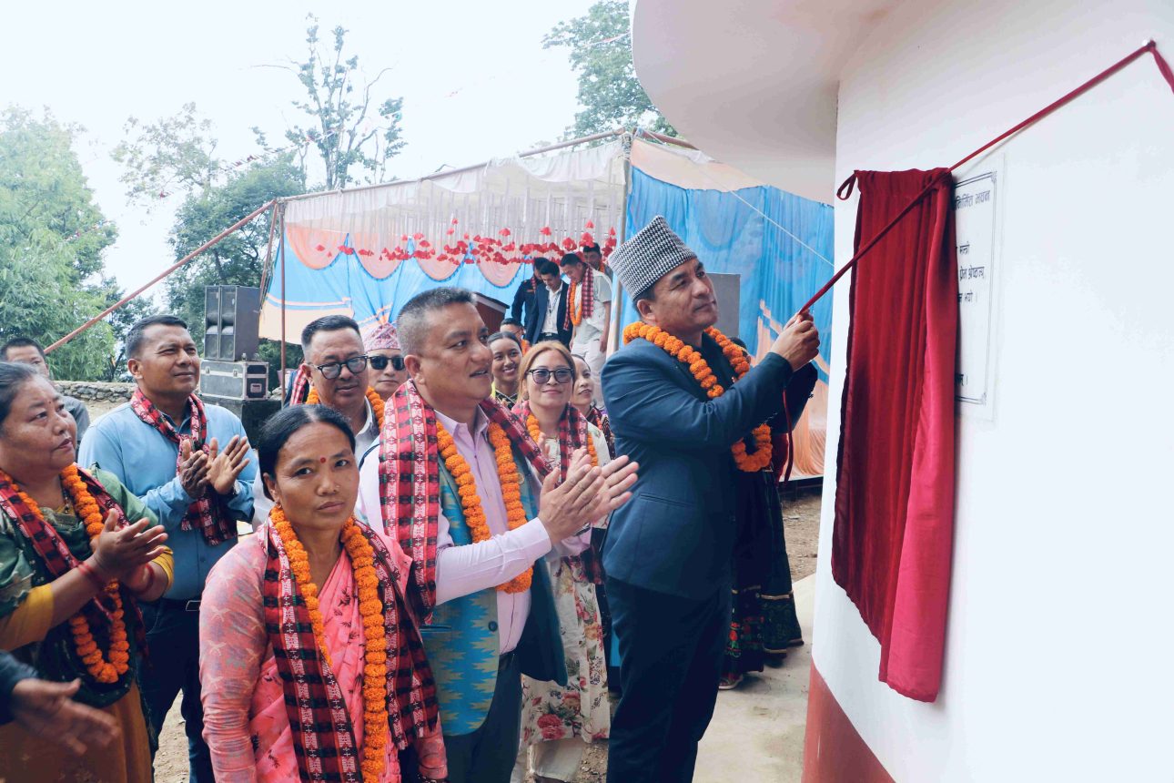 कोलडाँडामा मगर संग्रहालय र स्वास्थ्य चौकी उद्घाटन