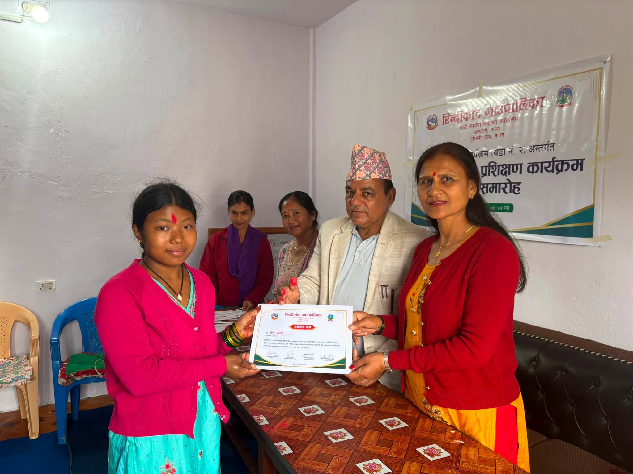 १५ दिने स्कुटर प्रशिक्षण सम्पन्न
