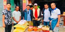 भोटेकोशी बाढीमा सम्पर्क विहीन कुमालको परिवारलाई कांग्रेस पाल्पाको सहयोग