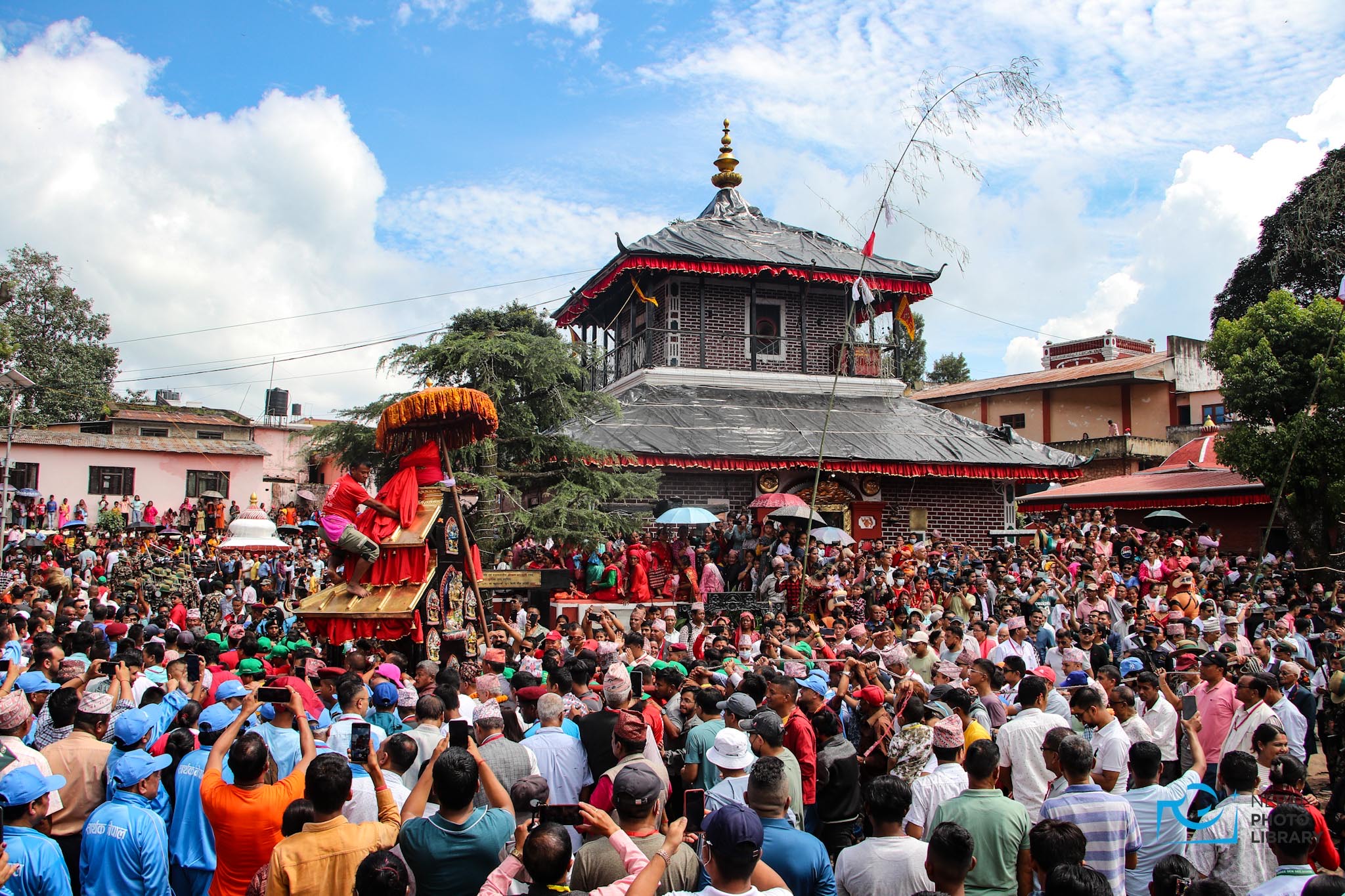 पाल्पामा २०७औँ विजयोत्सव, निकालियो भगवती रथजात्रा